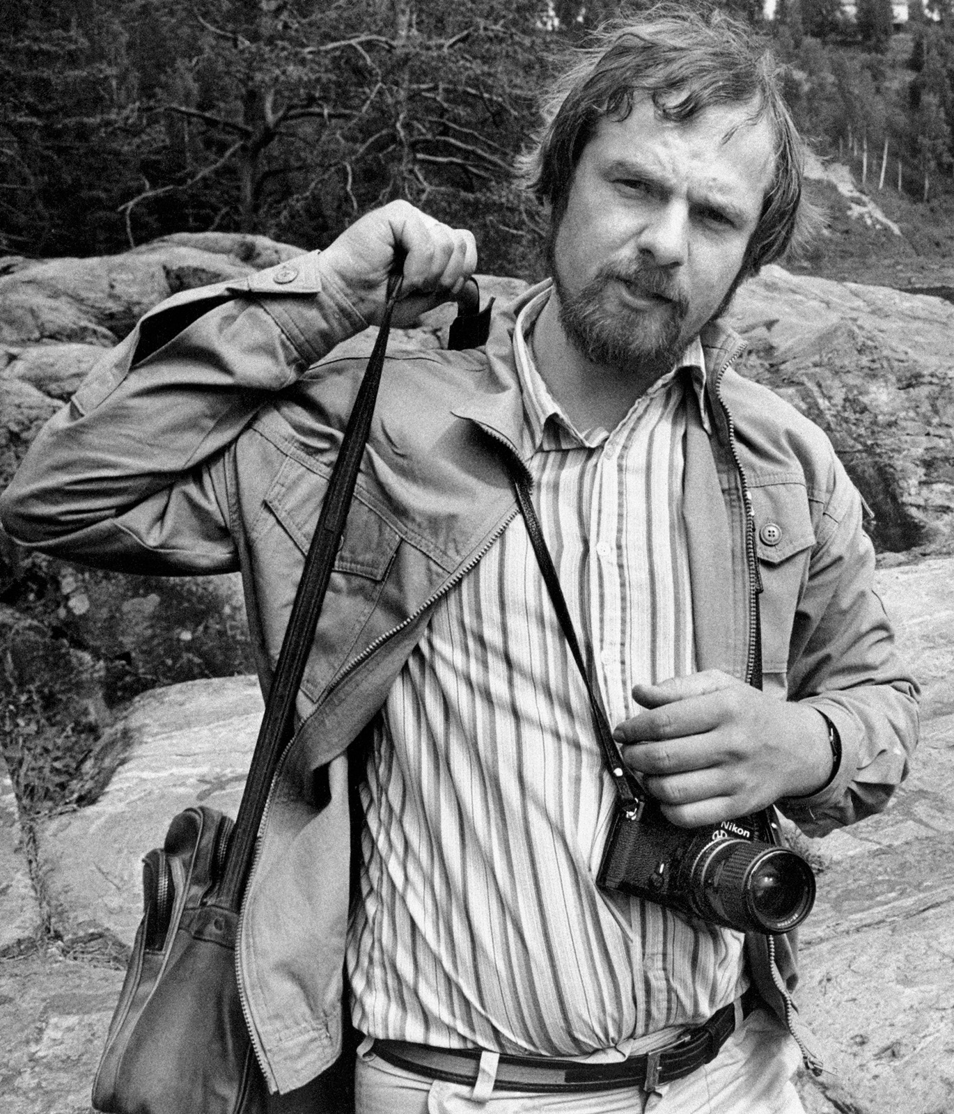 Chris Niedenthal, Szwecja, lipiec 1980. Fot. Karolina Niedenthal, © Chris Niedenthal