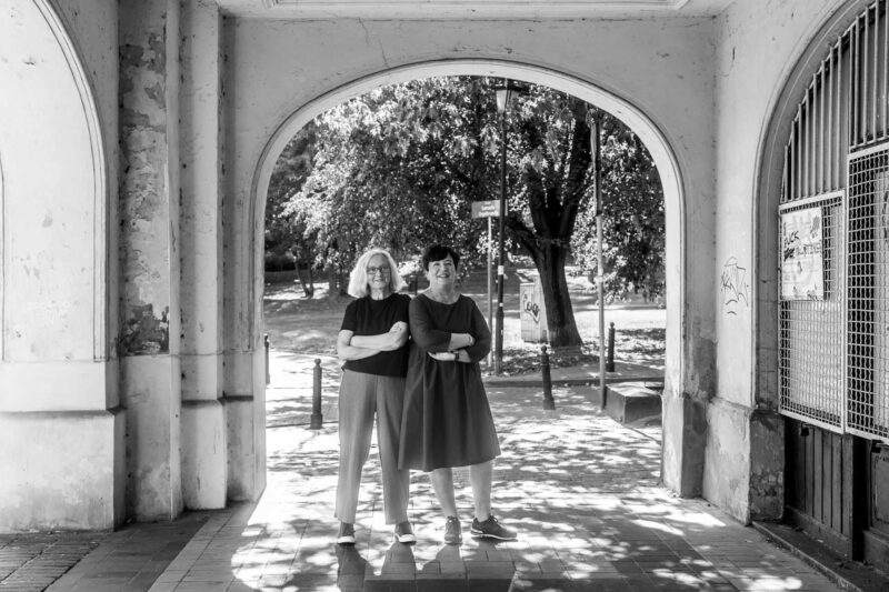 Od lewej: Katarzyna Madoń-Mitzner i Anna Brzezińska 