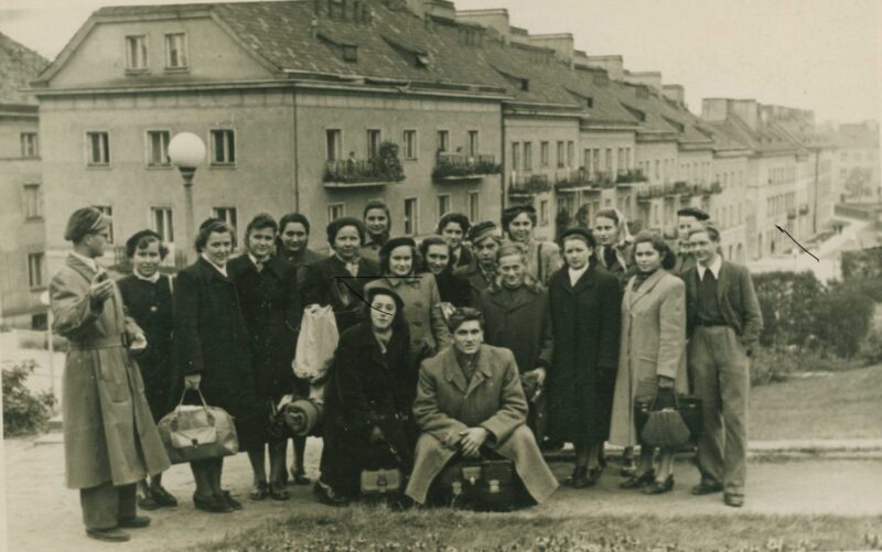 Fot. ze zbiorów Stanisława Jarosa / Warszawa, Mariensztat,1954/AHM DSH